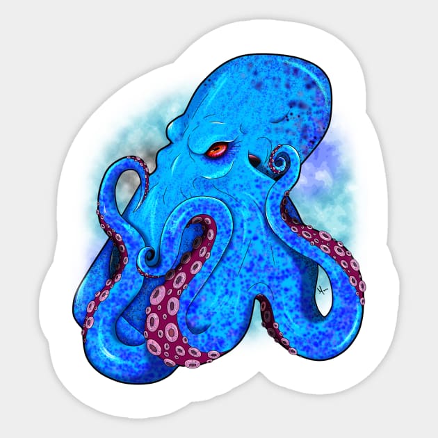 Octopus Sticker by blackdevil